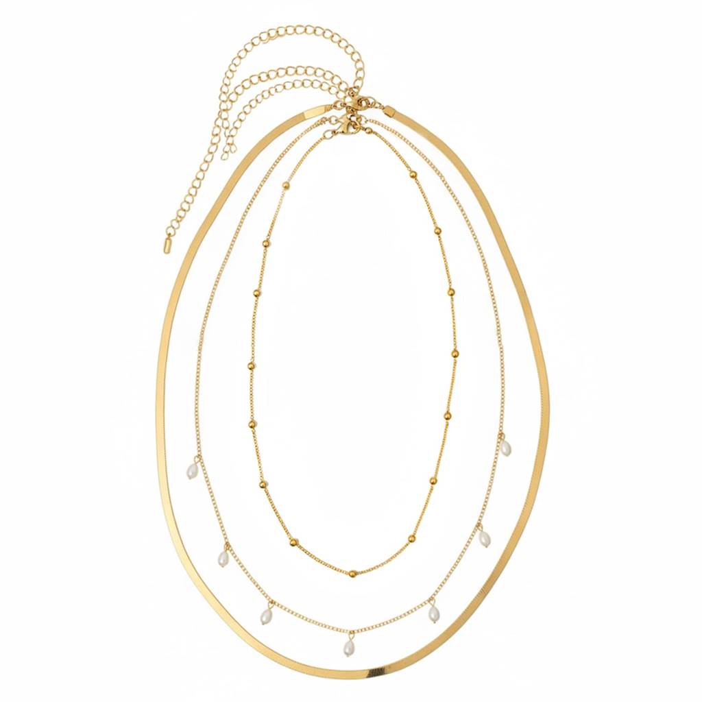 Gold Plated Pearl Studded Contemporary Belly Chain Kamarbandh Jewellery For Women & Girls : PX9BCH062G