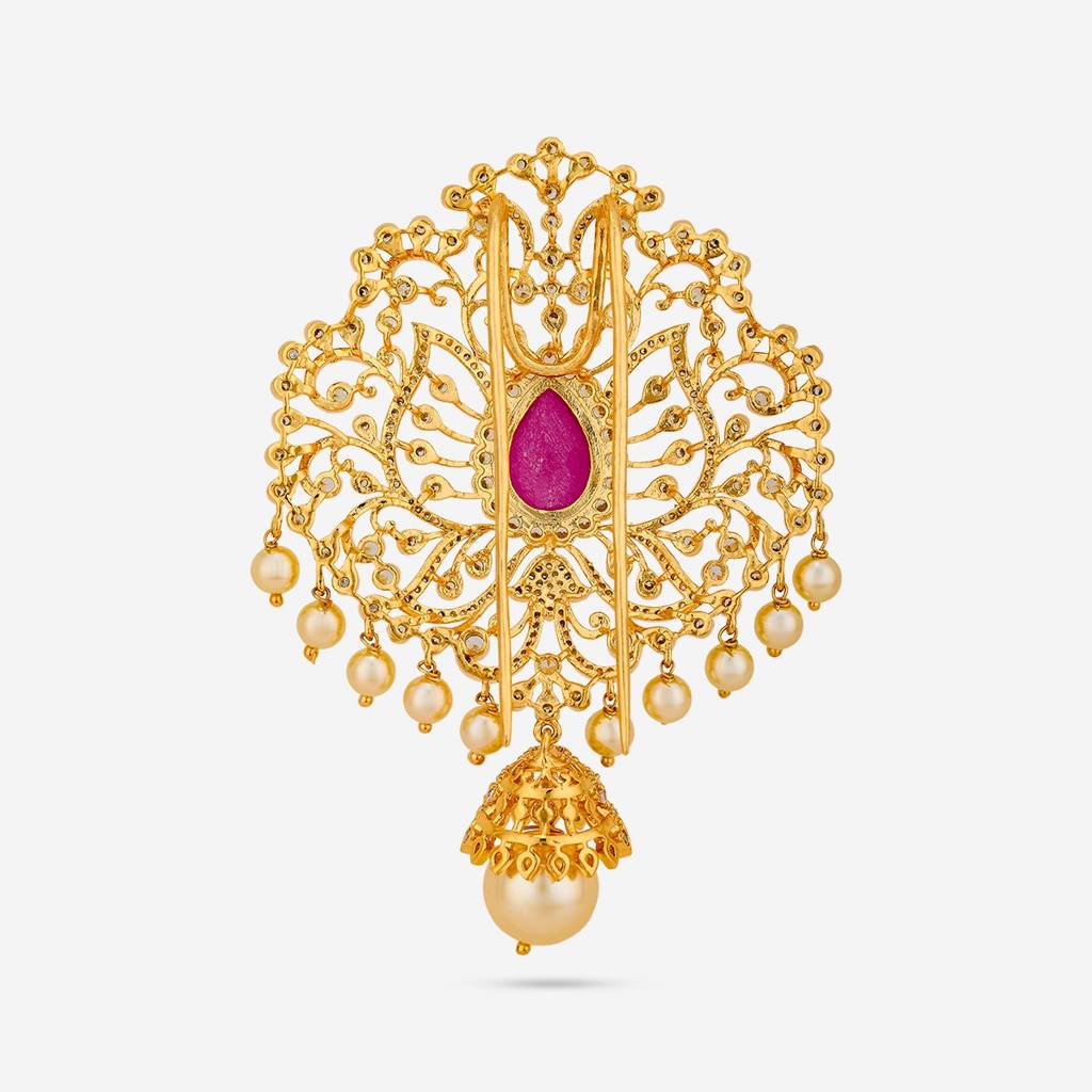 Bridesmaid Zircon Hair Brooch - 452764 : 452764