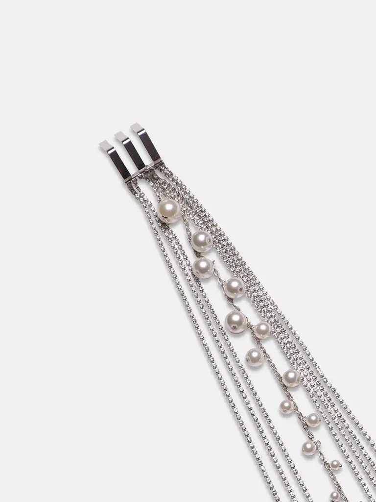 Mireya-Sohi Fur Bumpit Hair Pin : SOHIHA9490