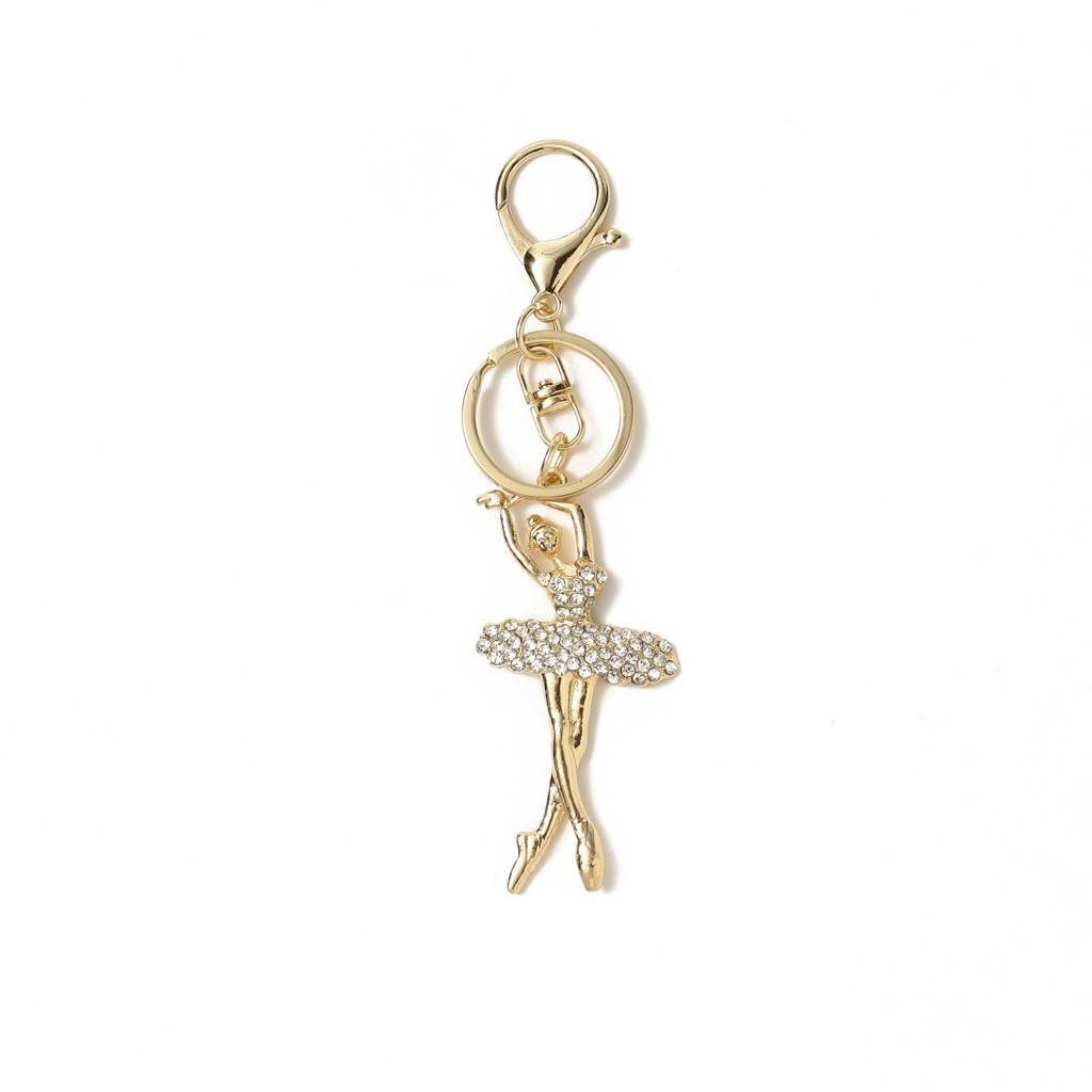 Ballerina Bag Charm : C-BG-0020-G-WH