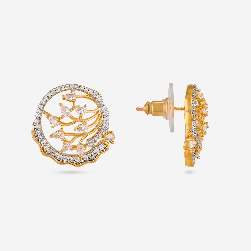 Gold Plated-Party Wear Zircon Pendant Set - 462502 : 462502