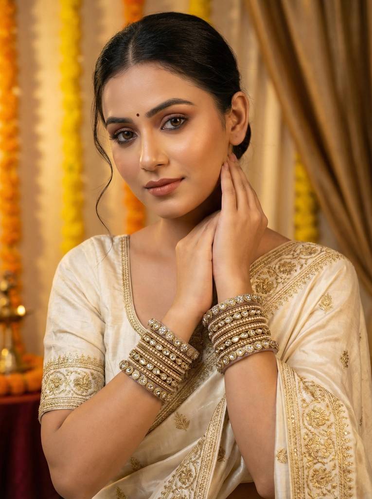 Antique Style Kundan Diamond Set : HB-72-24