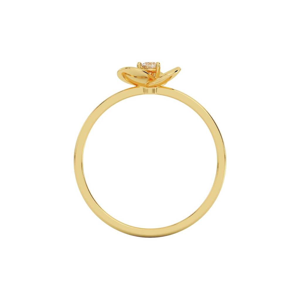 9K Bis Hallmarked Ring For Women/Girls | Avr1095 : AVR1095YC_8