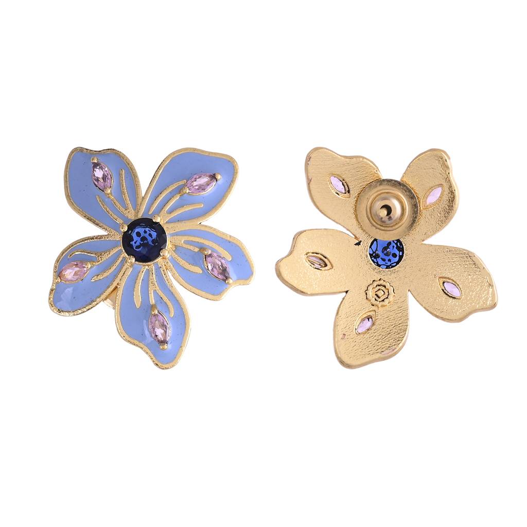 Flower Fantasy Azure Spring Blossom Studs : 8905124528855