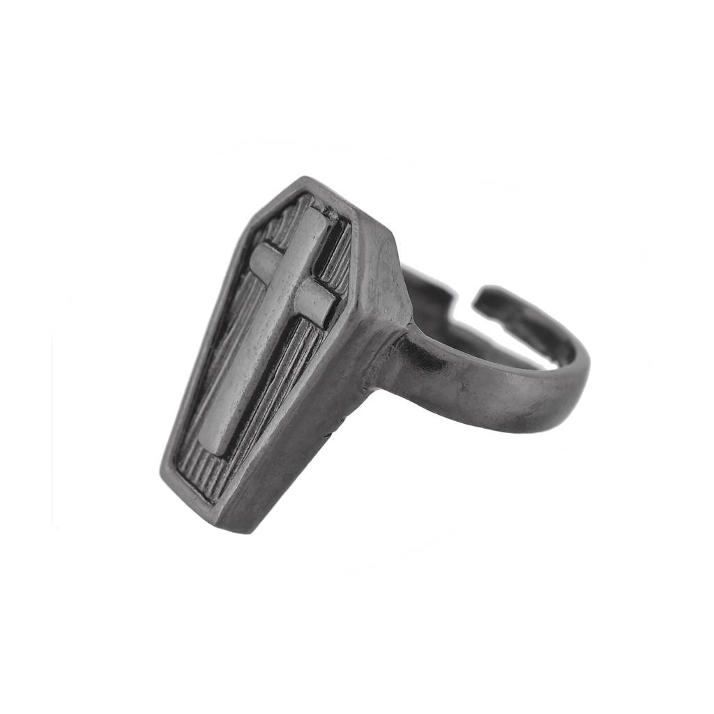 Eclipse Cross Black Adjustable Men’S Ring : 8905124565799
