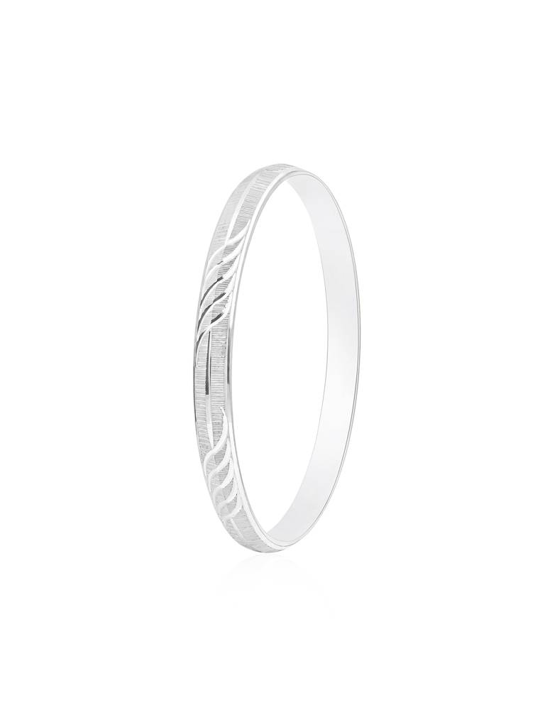 Textured Silver Kada Bangle : CWGB252