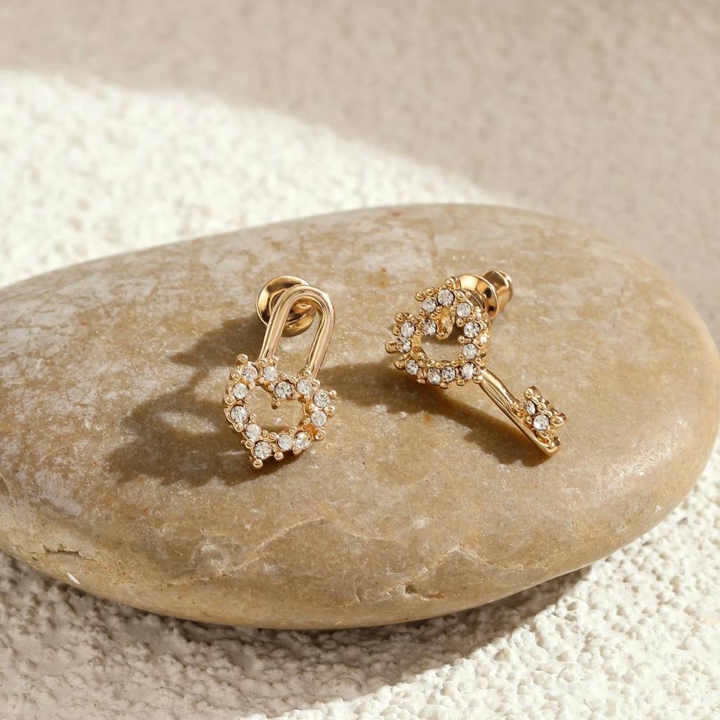 Love In Every Beat Jewellery Set : NEC-061-G-1