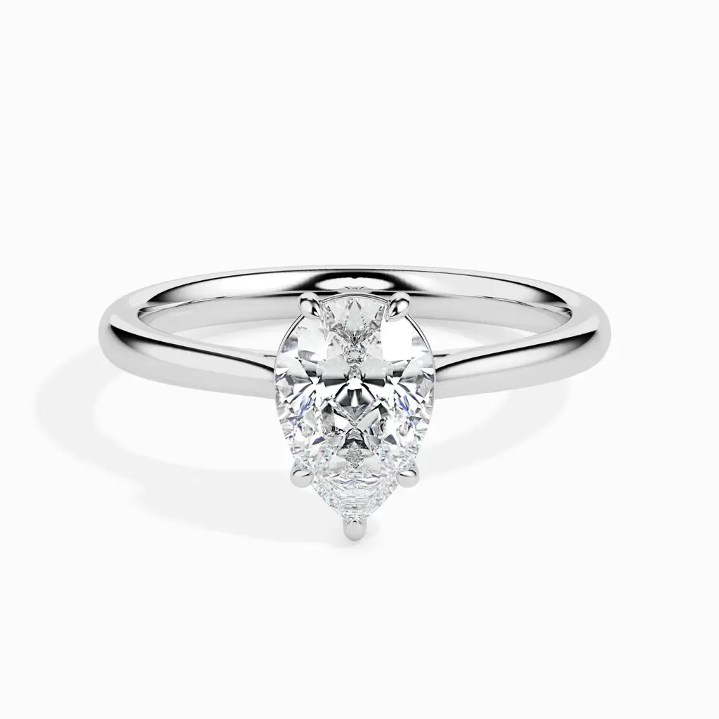 1 Carat Pear Solitaire Ring : 14kYellowZNR99F10