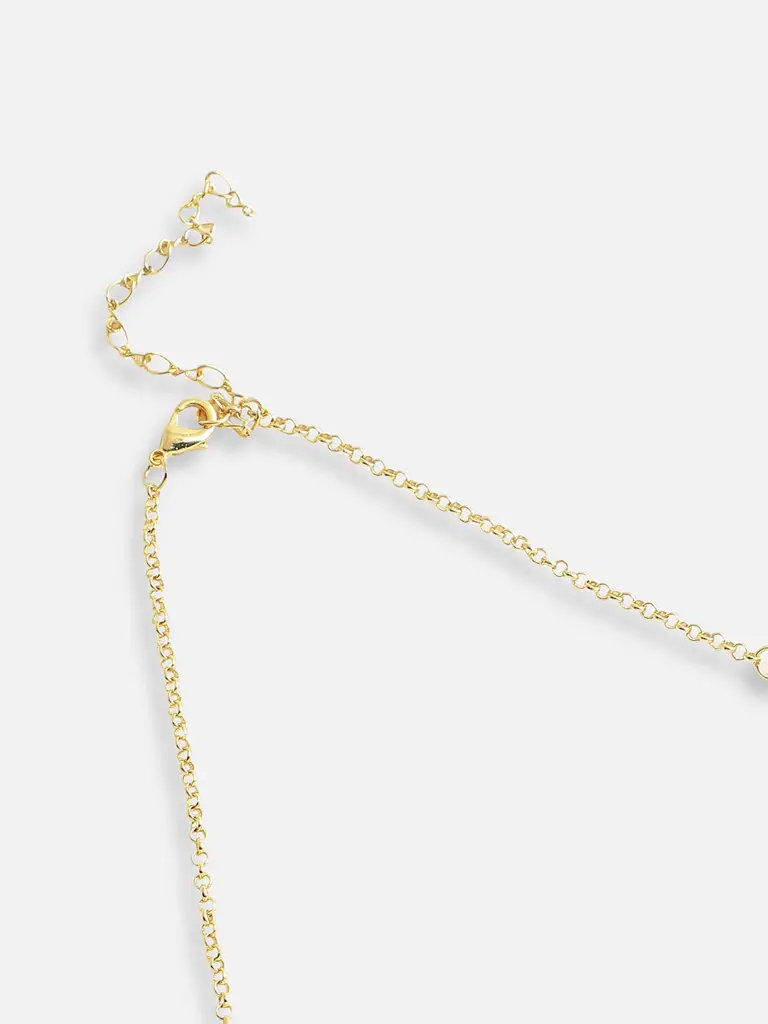 Tammara-Gold Plated Designer Stone Casual Necklace For Women : SOHNCK4985
