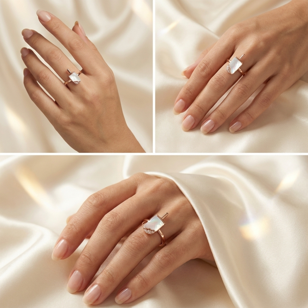 Candy Rose Gold 925 Silver Ring : LRG-110001