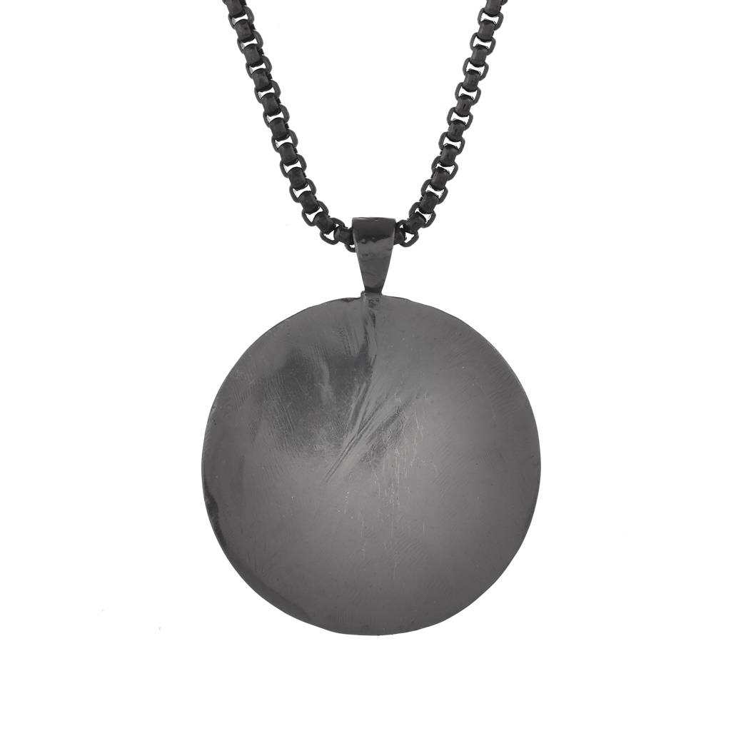 Eclipse Compass Black Mens Pendant : 8905124537635