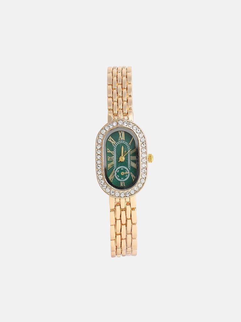 The Embellished Roman Oval Watch : HSWC1189