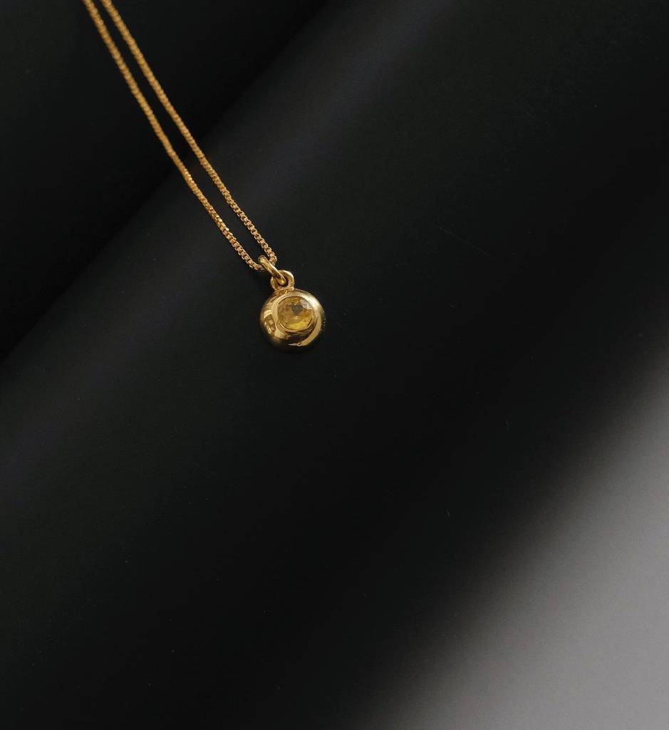November Birthstone Necklace : NEC_NOVEMBI_S_2949