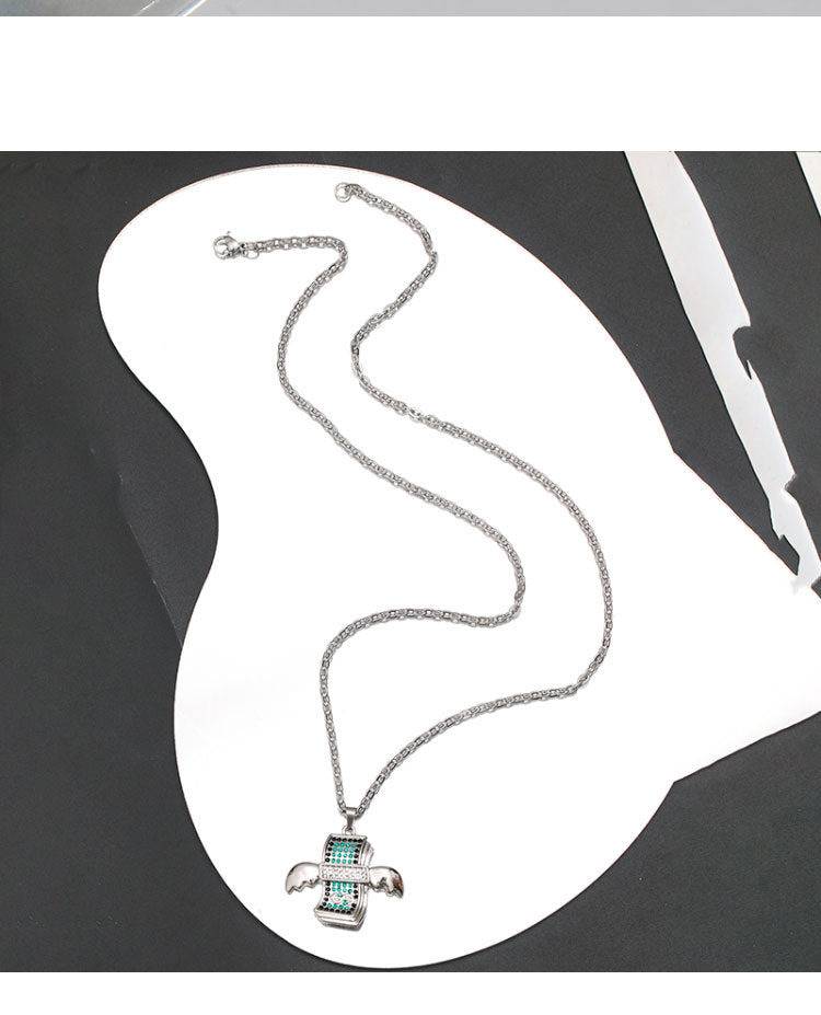 Flying Dollar Chain - Silver : MN1S0554