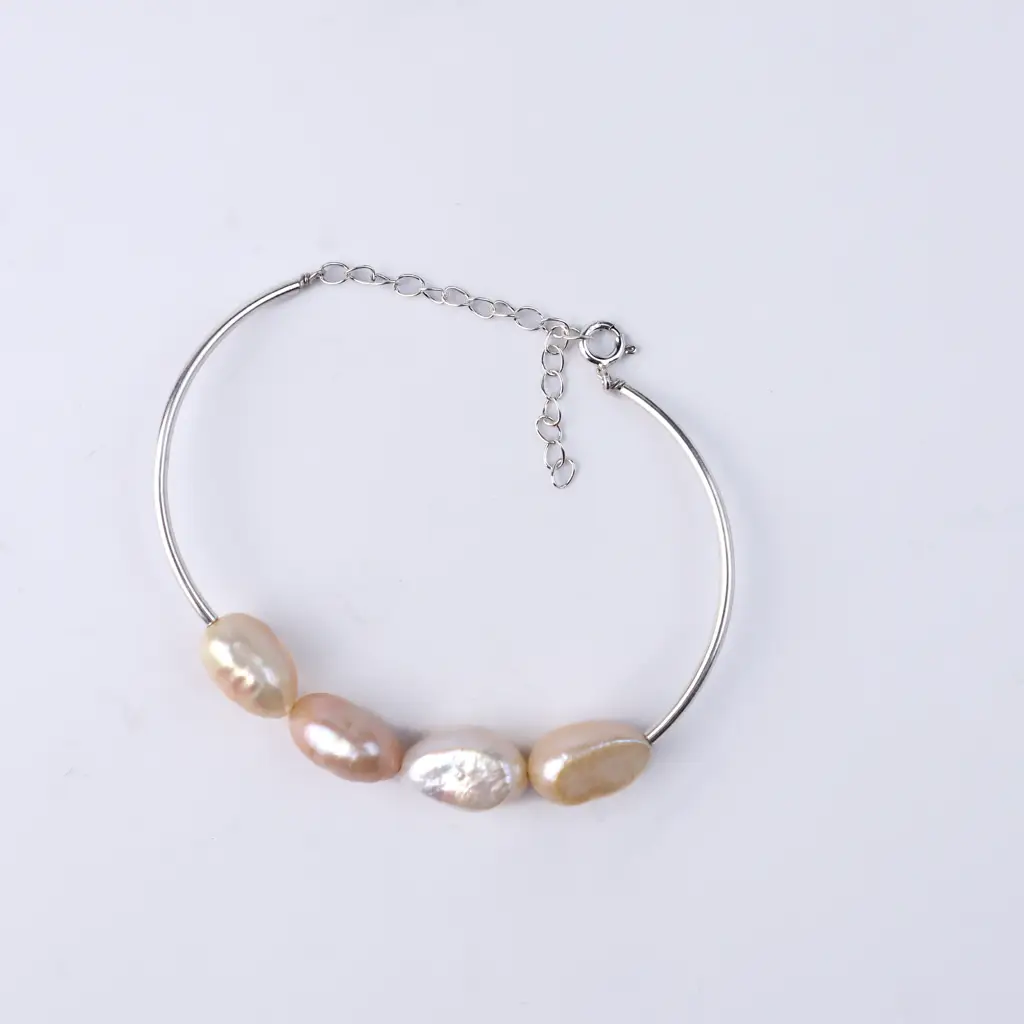 Fresh Water Pearl Pipe Bracelet : 73300887