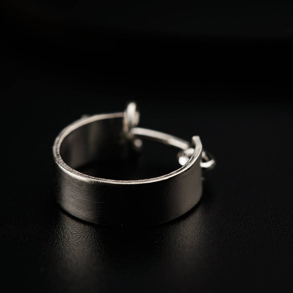 Unisex Plain Baali : silver_earring_plain_baali