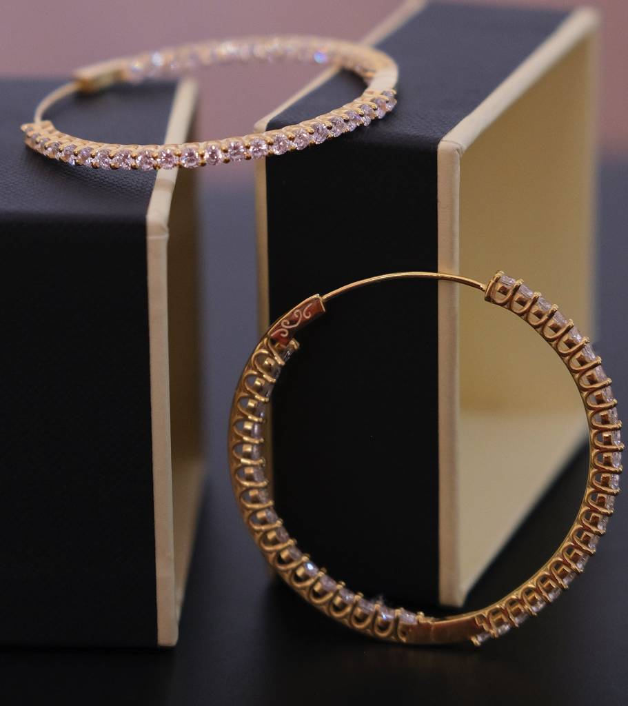 Inside Out Hoop Earring : HOO_INSIDOU_SM_0228