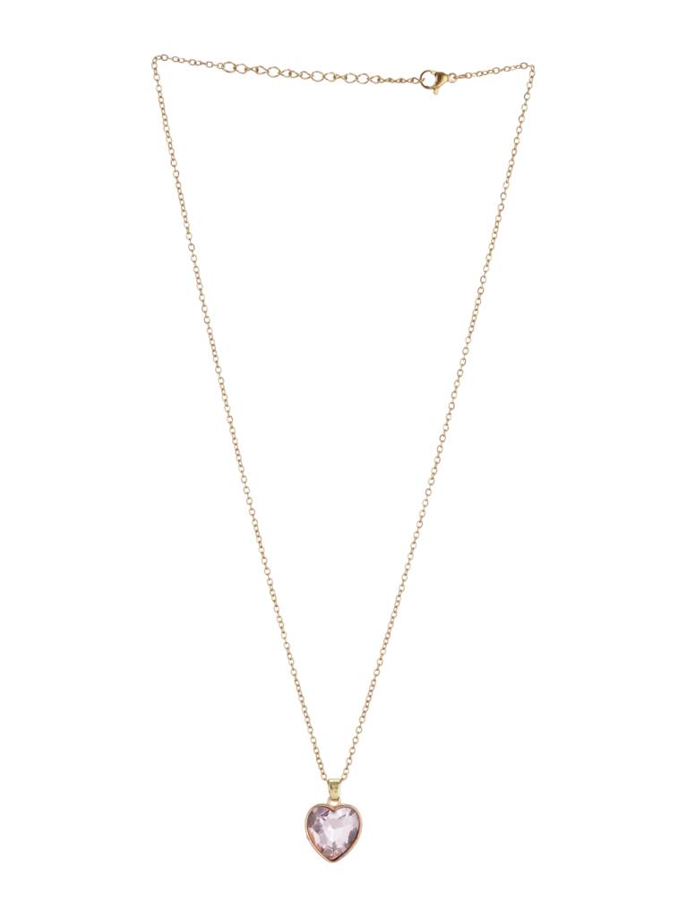 Champagne Heart Pendant : Z-NL-GP-013