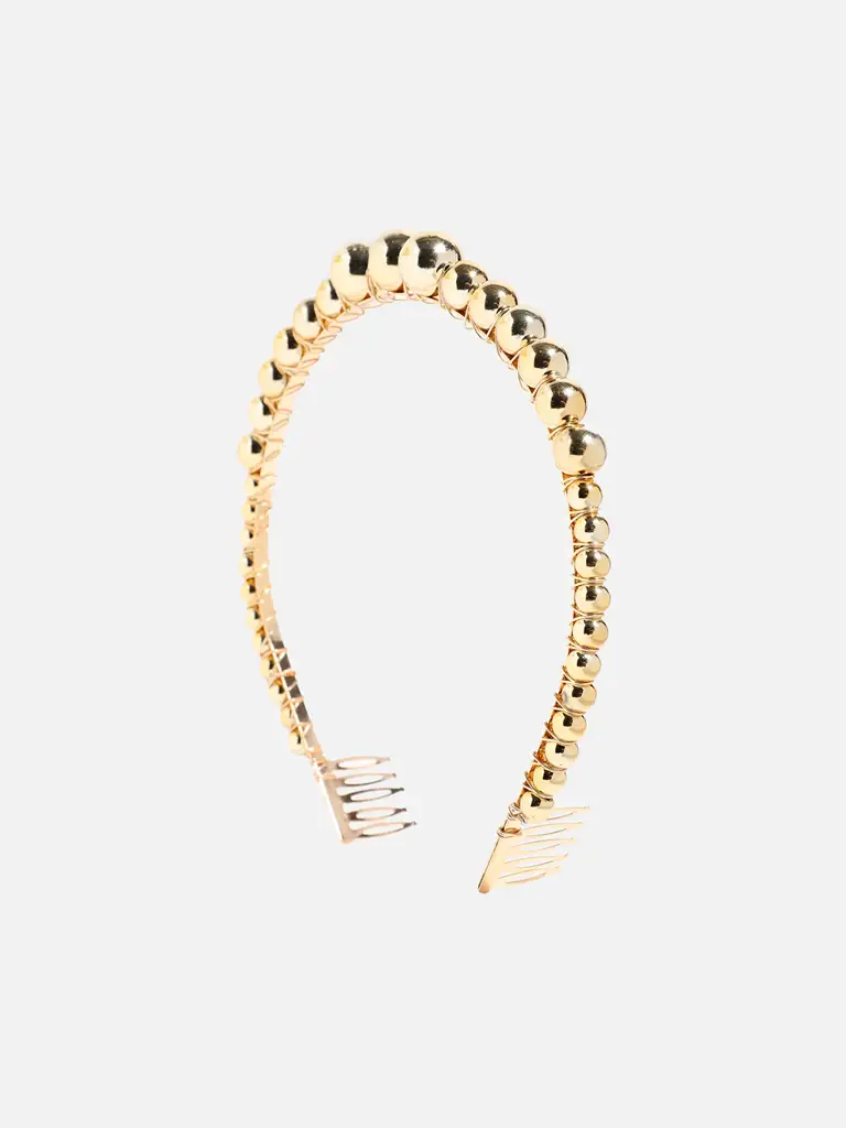 Vilma-Gold-Plated Hairband : SOHIER9276