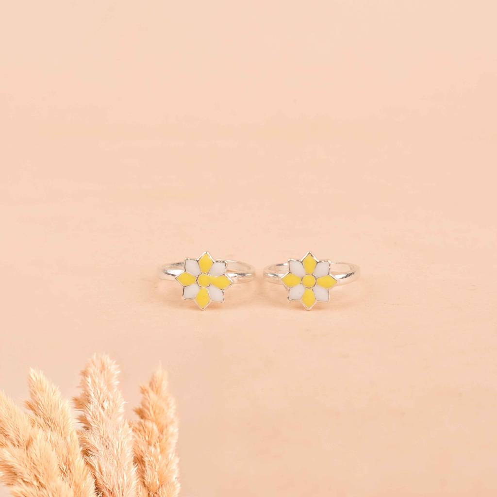 Adya Bloom Toe Ring Cum Midi Ring : SK20092