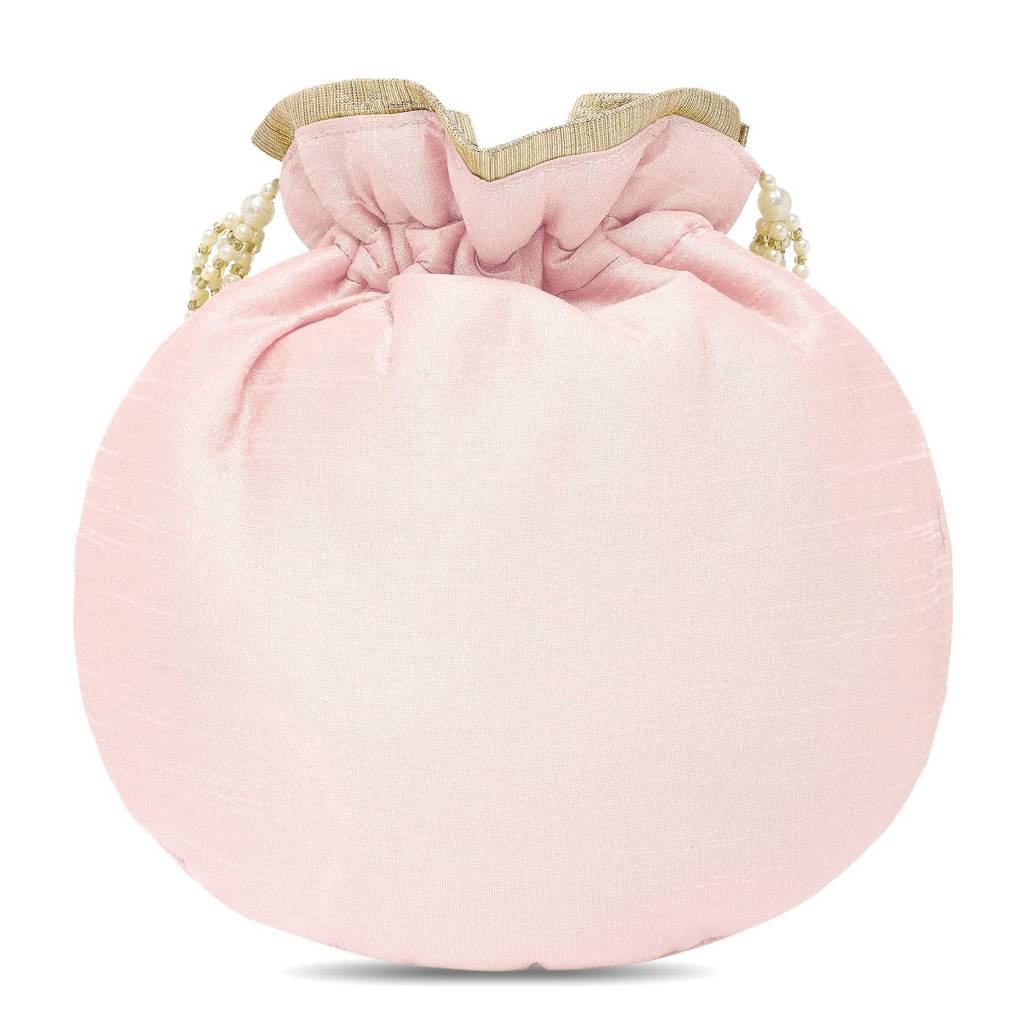 Rani Potli Bags For Women Evening Bag Clutch Ethnic Bride Purse With Drawstring (P86Rp) : P86PK