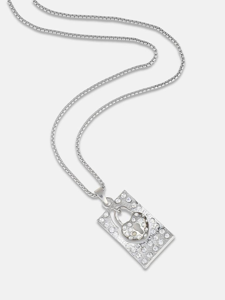 Men'S Lockheart Pendant Necklace - Silver : FAPD1096