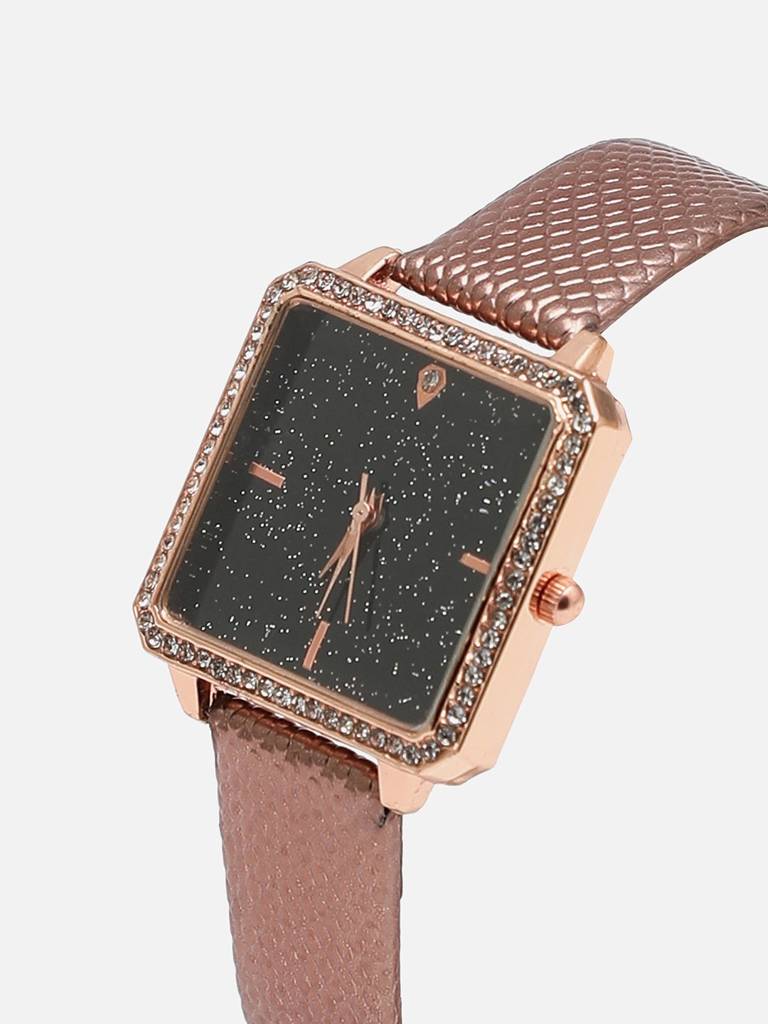 Brown Analogue Watch. : HSWC1050