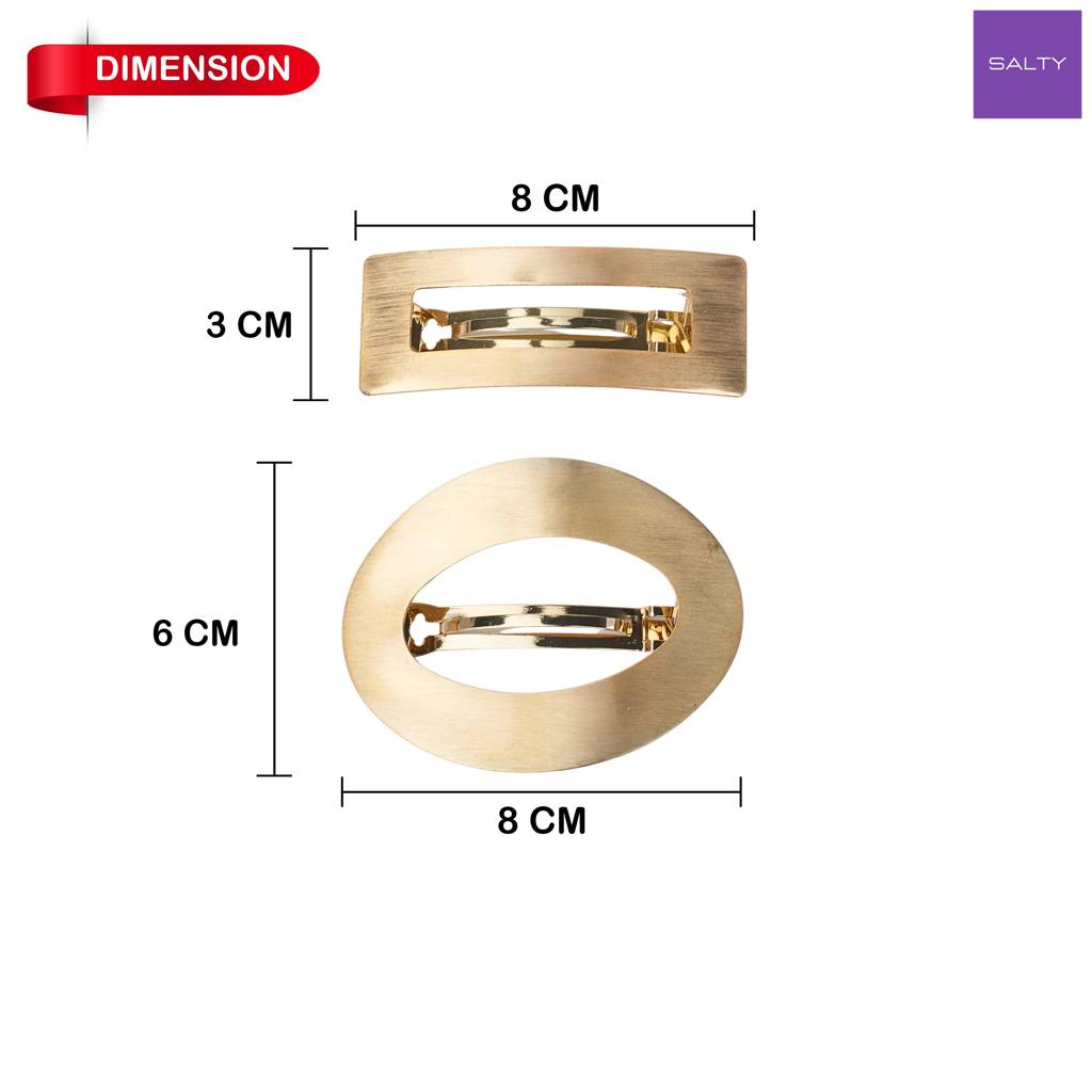 Set Of 2 Golden Bold Pins : HX-HP-C2-0057-G