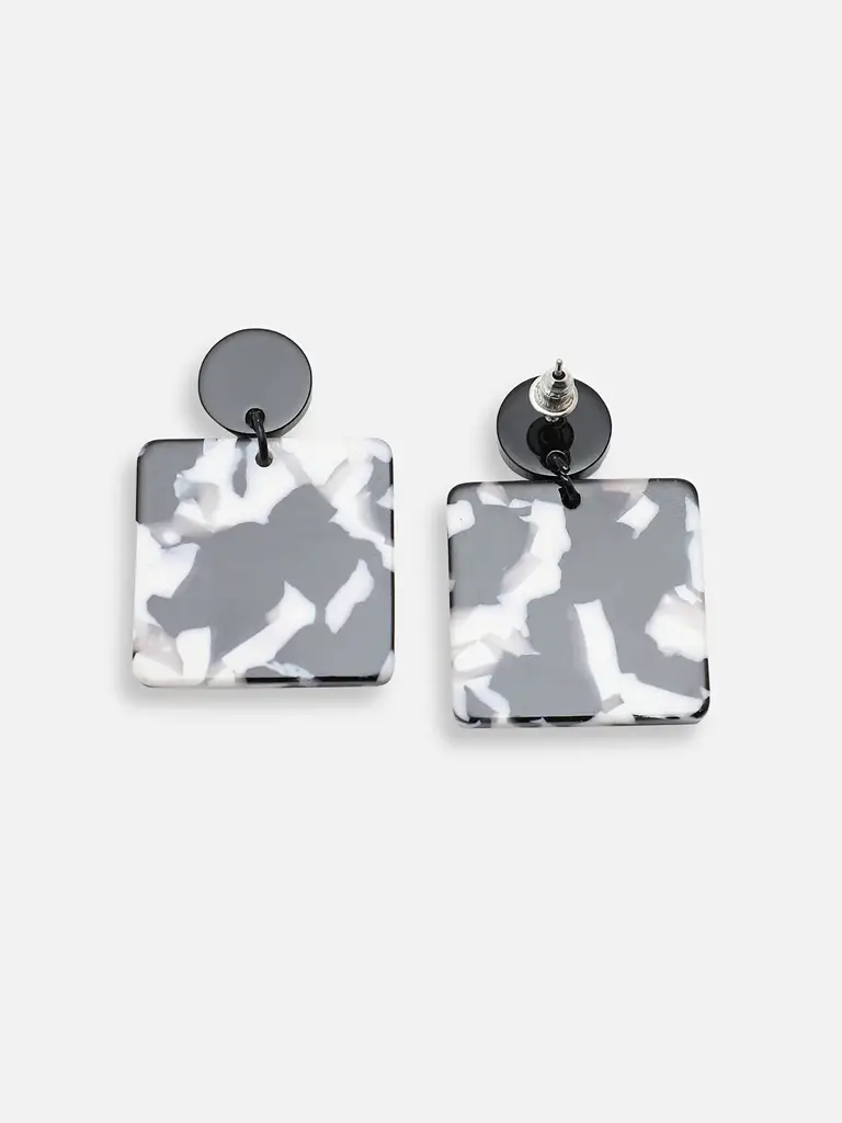 Malandra-Silver Plated Party Designer Drop Earring For Women : SOHEAR6710