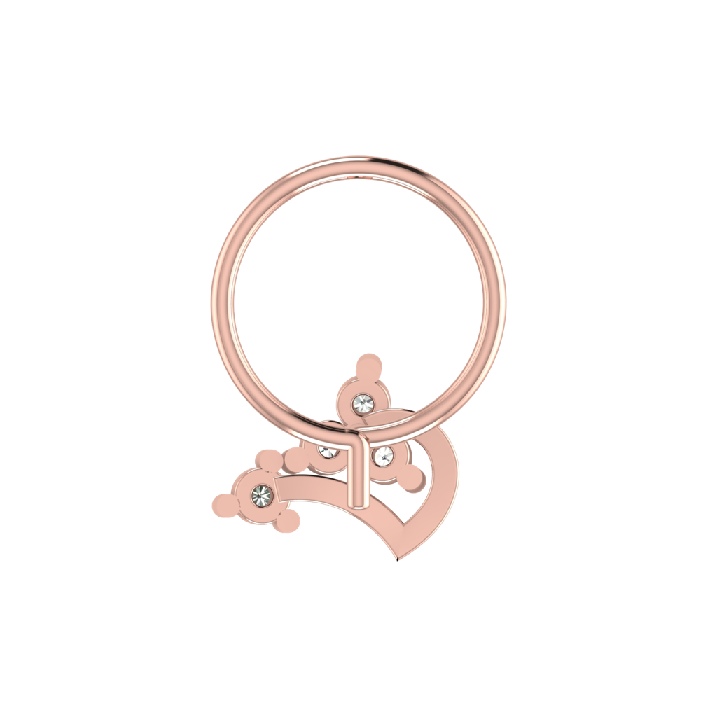 Avsar 9K Bis Hallmarked | Nosepin For Women/Girls |  Avno224 : AVNO224PC