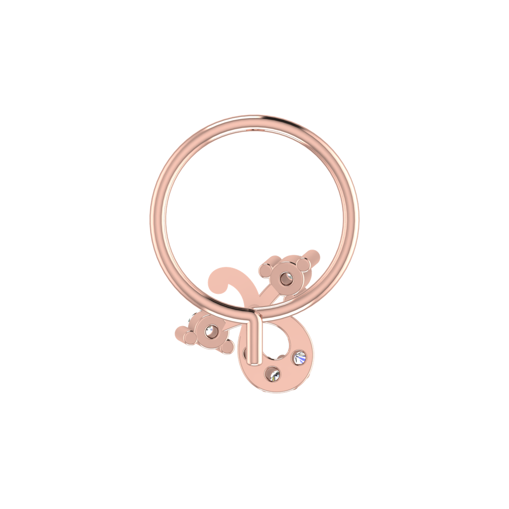 Avsar 9K Bis Hallmarked | Nosepin For Women/Girls |  Avno299 : AVNO299PC