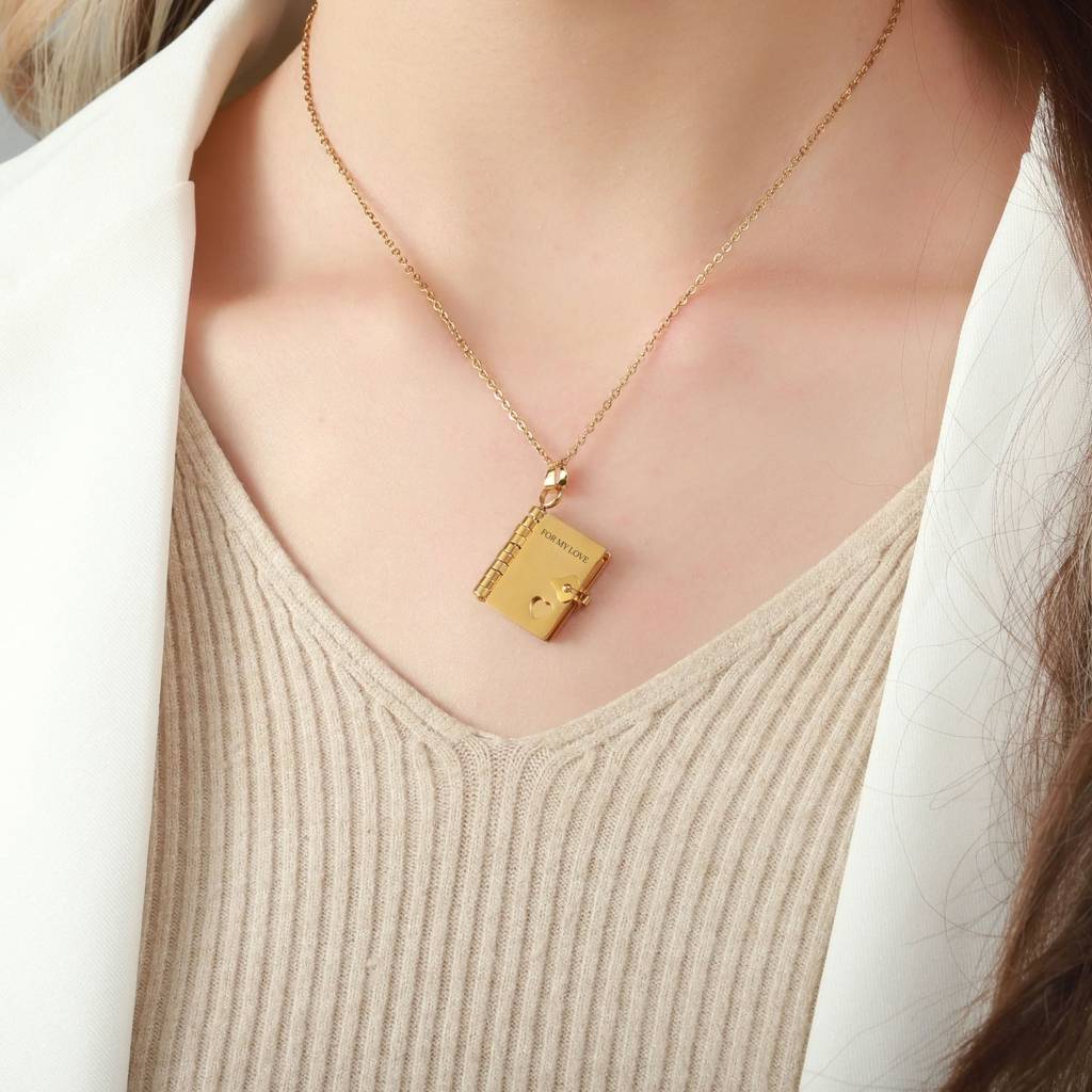 Chapter Of Love Necklace : NS14285-G