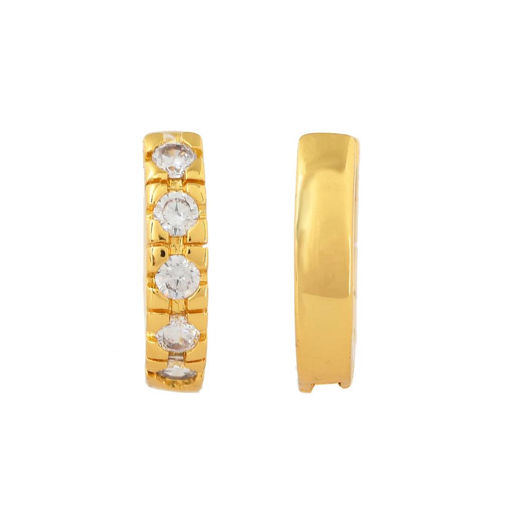 Sparkling Essentials Nayan Hoop Stud Earrings : 8905124547528