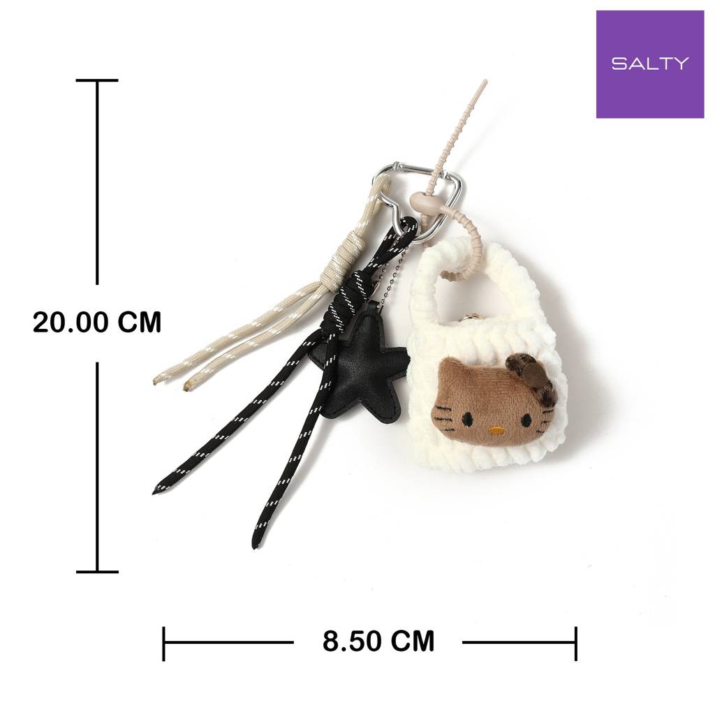 Hello Kitty Crochet Bag Charm : C-BG-0033-WH
