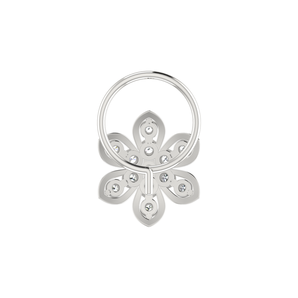 Avsar 9K Bis Hallmarked | Nosepin For Women/Girls |  Avno117 : AVNO117WC