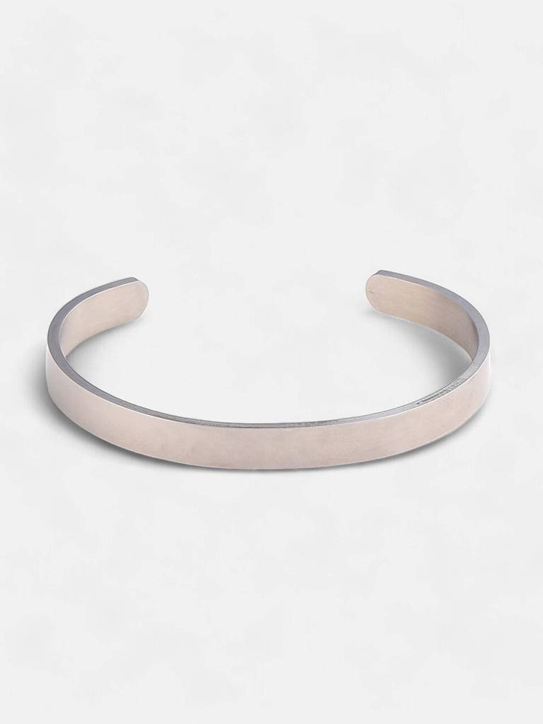Men'S The Minimal Cuff Bracelet - Metallic Silver : FABR1122