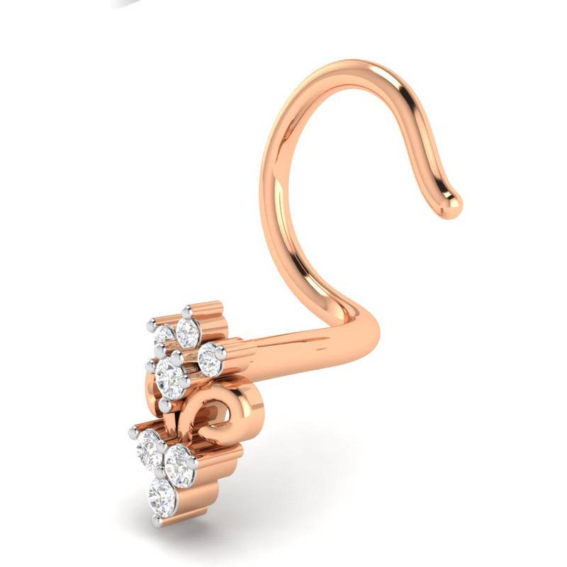 Avsar 9K Bis Hallmarked | Nosepin For Women/Girls |  Avno039 : AVNO039PC