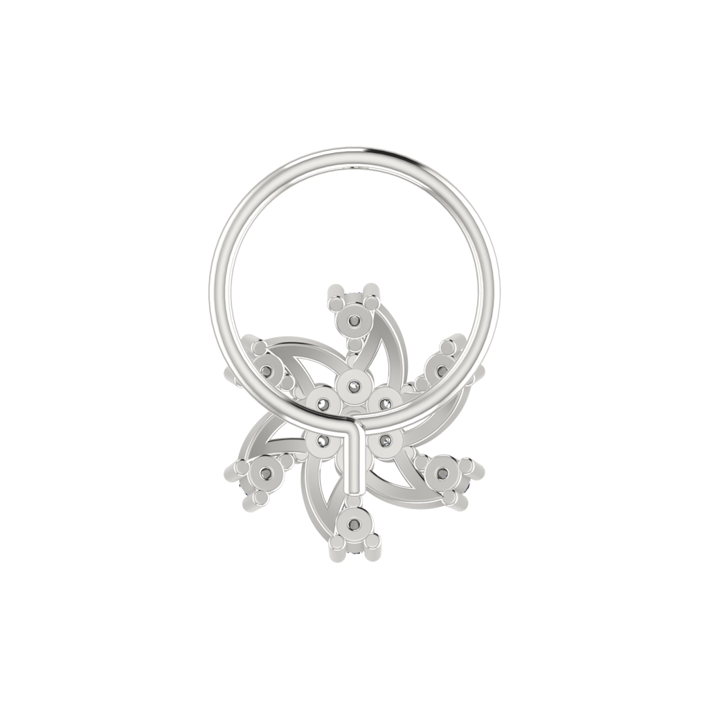 Avsar 9K Bis Hallmarked | Nosepin For Women/Girls |  Avno208 : AVNO208WC