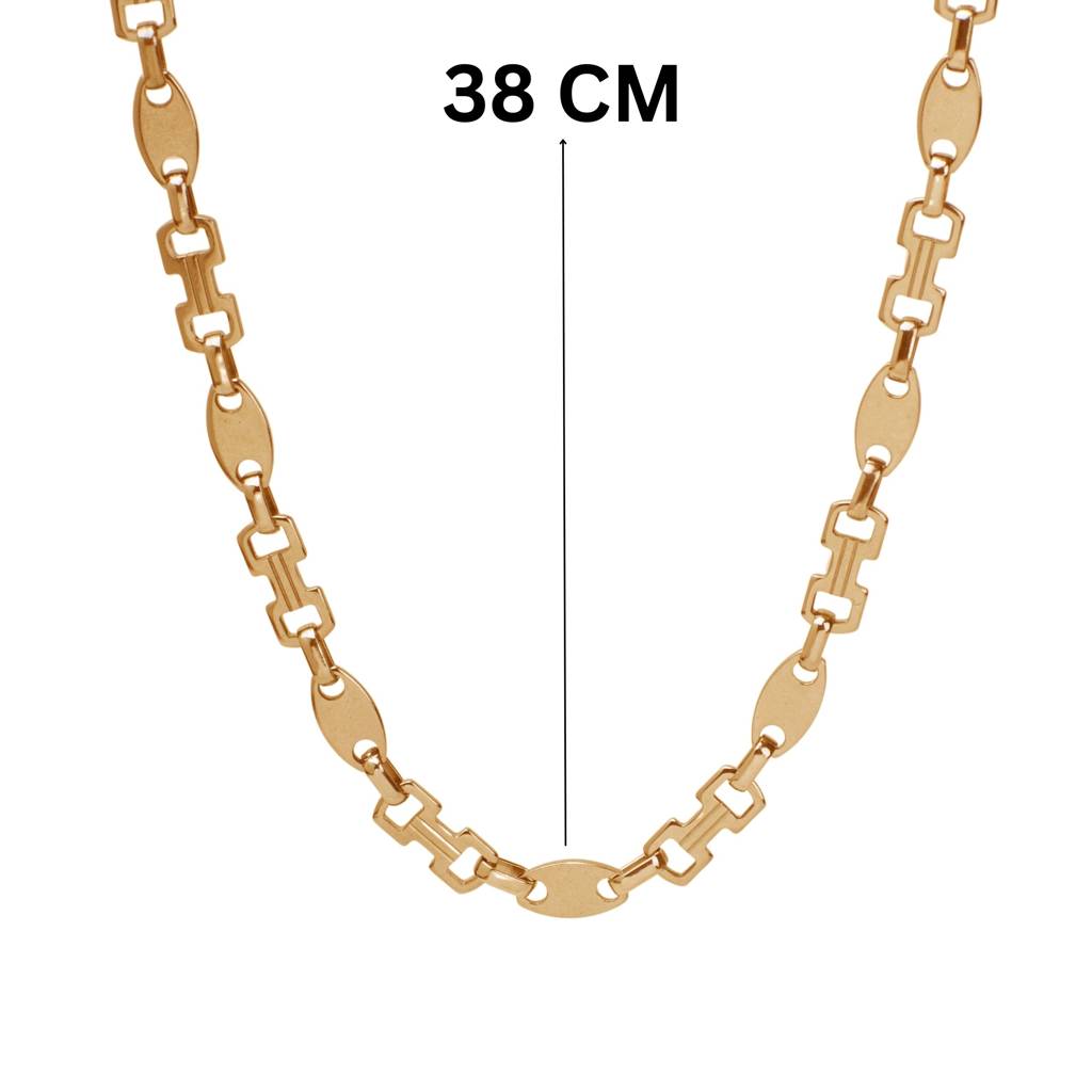 Minimalist Chain Gold Necklace : NS14006-G