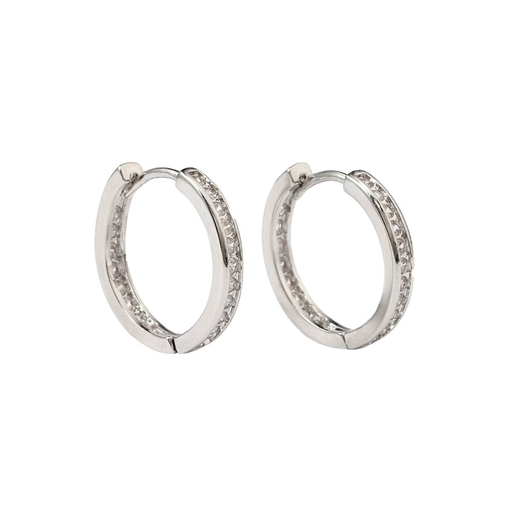 Odessa Studded Silver Earring : ES13974-S