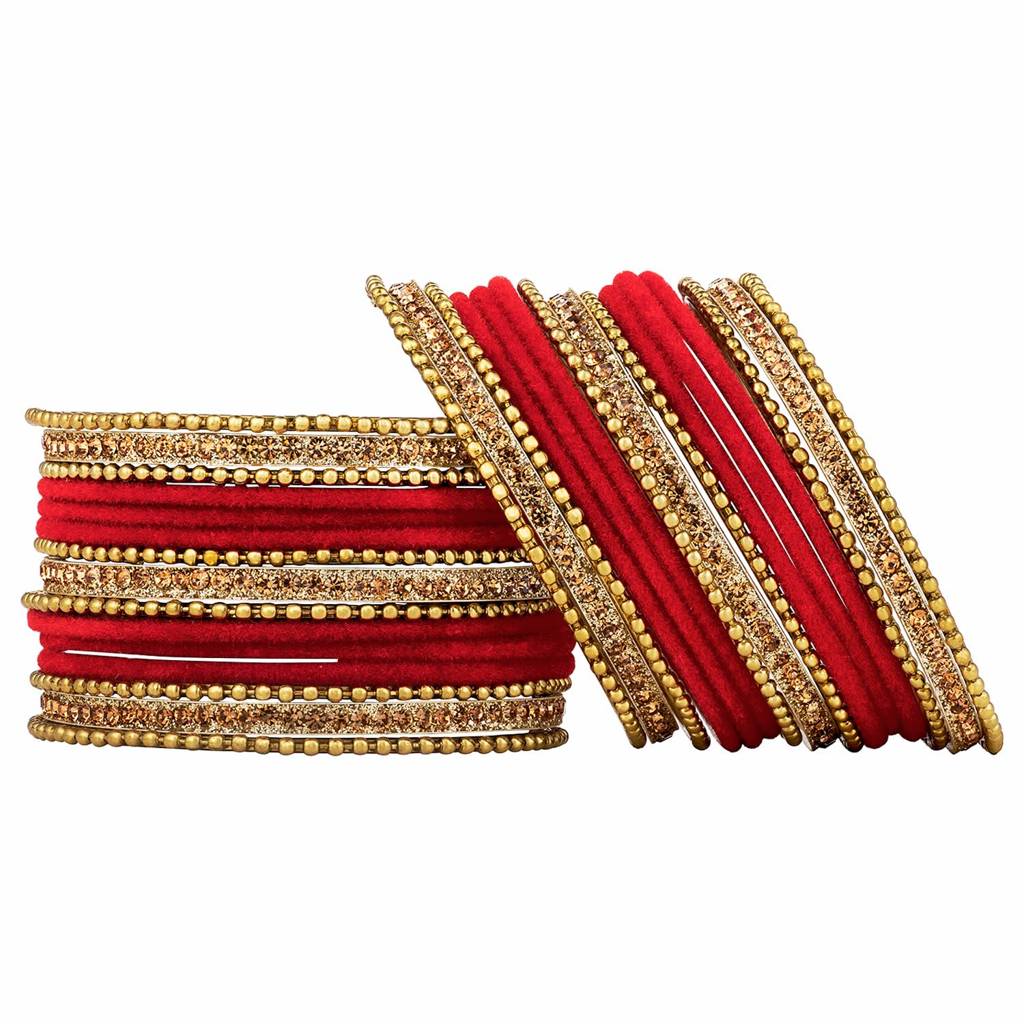 Chuda Bangle Set Indian Traditional Bridal Dulhan Wedding Fashion Jewellery For Women : PF51B34R