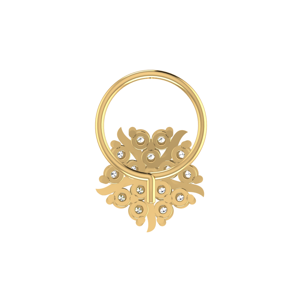 Avsar 9K Bis Hallmarked | Nosepin For Women/Girls |  Avno101 : AVNO101YC