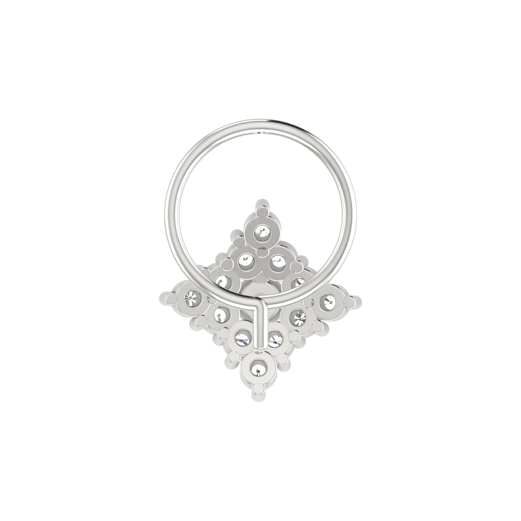 Avsar 9K Bis Hallmarked | Nosepin For Women/Girls |  Avno099 : AVNO099WC