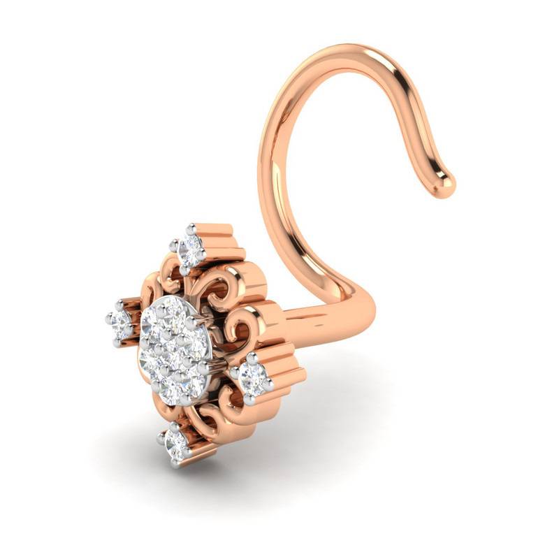 Avsar 9K Bis Hallmarked | Nosepin For Women/Girls |  Avno044 : AVNO044PC