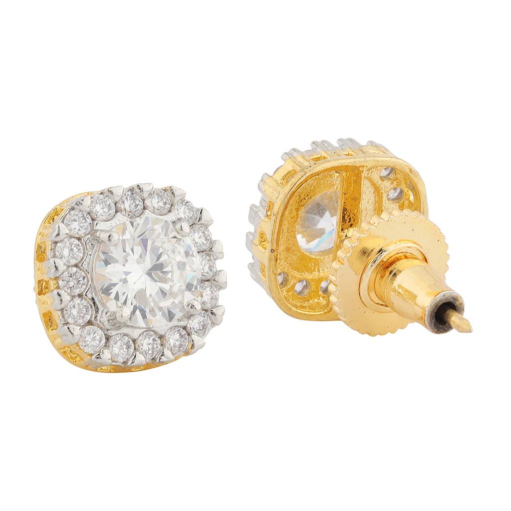 Sparkling Elegance Eternal American Diamond Stud Earrings : 8905124542332