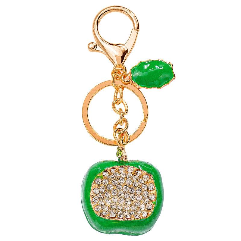 Apple Bag Charm For Girls : C-BG-0052-G-GR