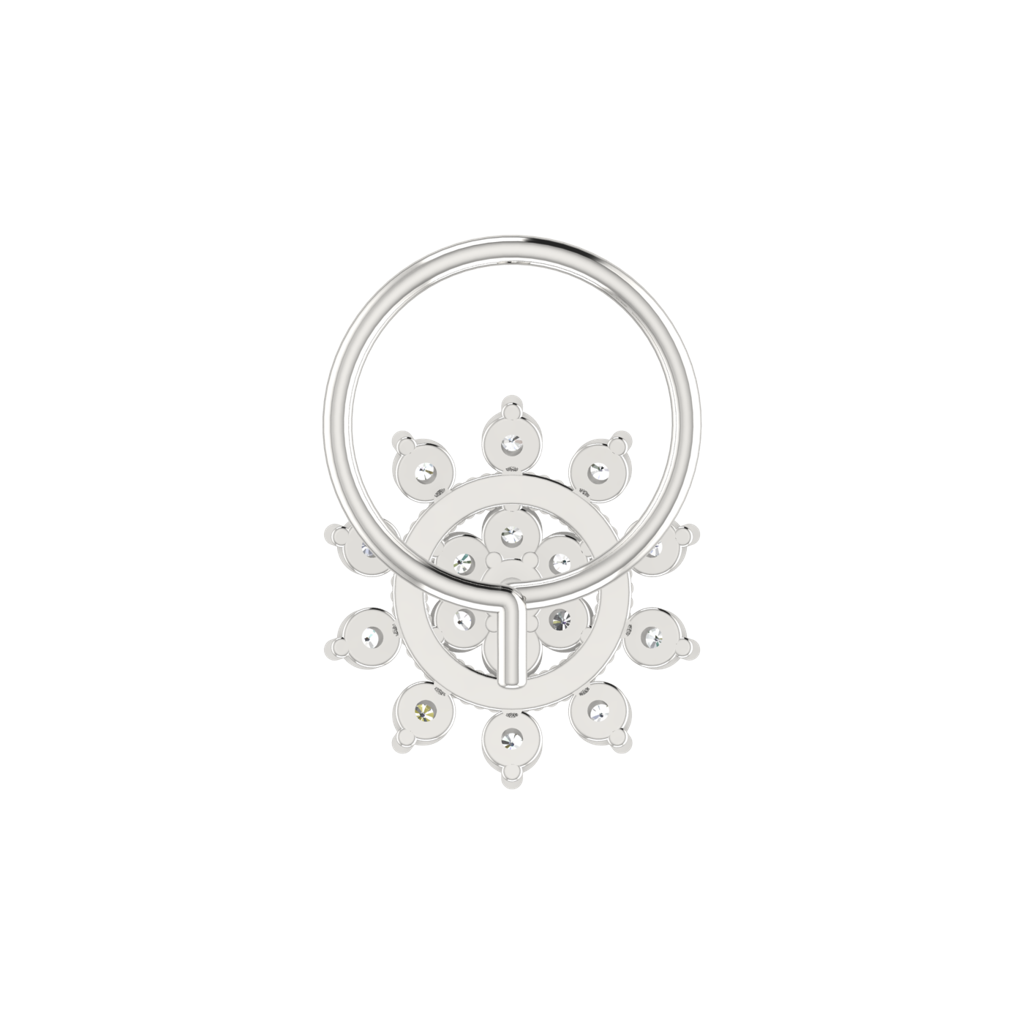 Avsar 9K Bis Hallmarked | Nosepin For Women/Girls |  Avno128 : AVNO128WC