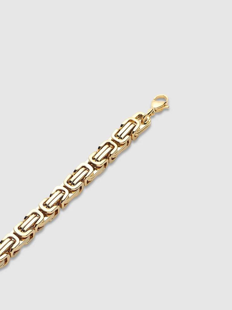 Men'S Twisted Chain Bracelet - Champayne Gold : FABR1101