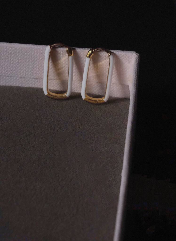 Enamel Long Bar Hoops : HOO_ENAMELO_PS_3277