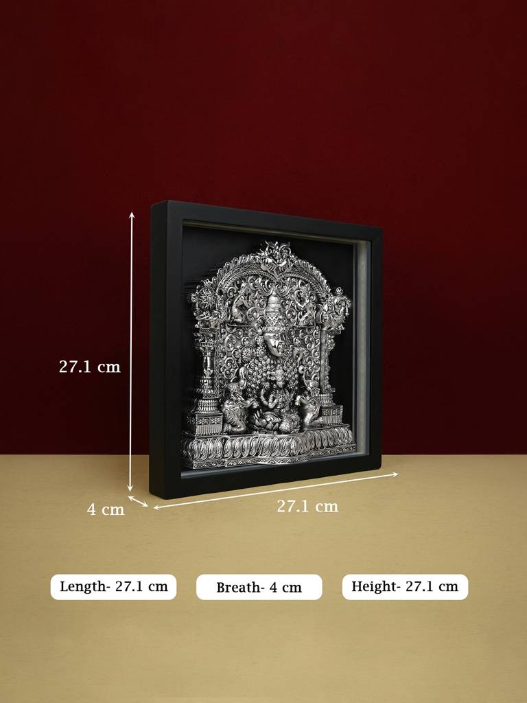 Pure 999 Silver Lakshmi Venkateshwar Led Frame : DYGFT374